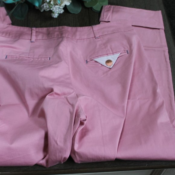 reduced/ Ted Baker Drop Ted Gorgeous Pants in Bubblegum Pink Size 8 US ted 3 EUC - Picture 6 of 6
